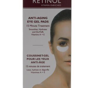 SKINCARE COSMETICS RETINOL 15 MINUTE TREATMENT ANTI-AGING EYE GEL PADS -10 PAIRS